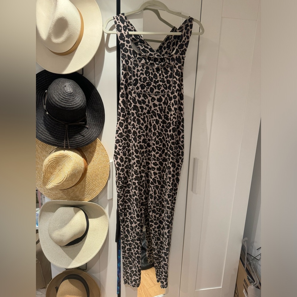 Smash and Tess Romperalls in Lexie leopard